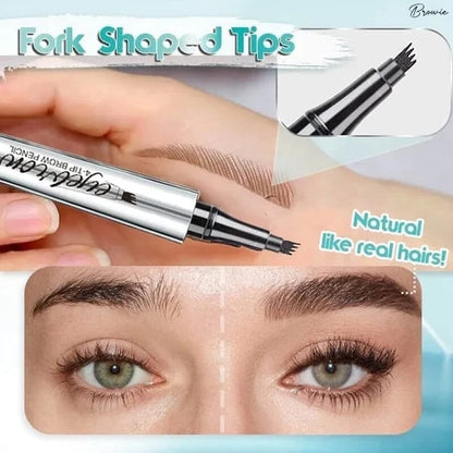 🛒LAST DAY 56% OFF🔥3D Waterproof 4 Fork Tip Eyebrow Pencil