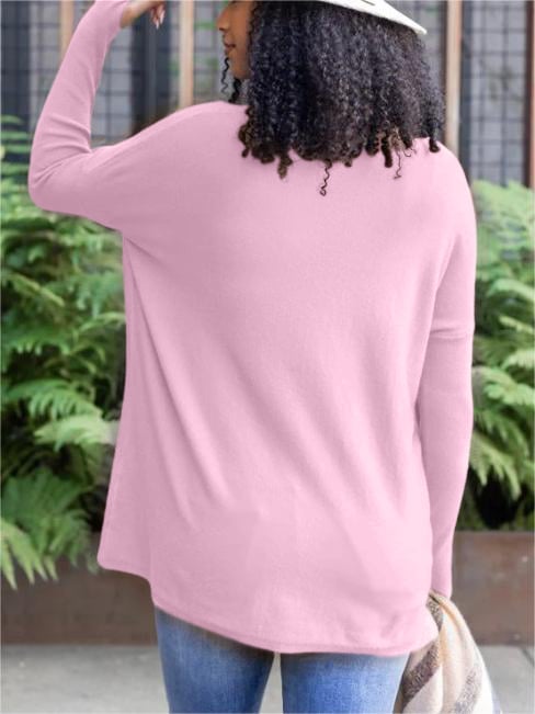 ✨This month's best-selling products💥LONG SLEEVE THUMBHOLE SWEATER POCKET TUNIC