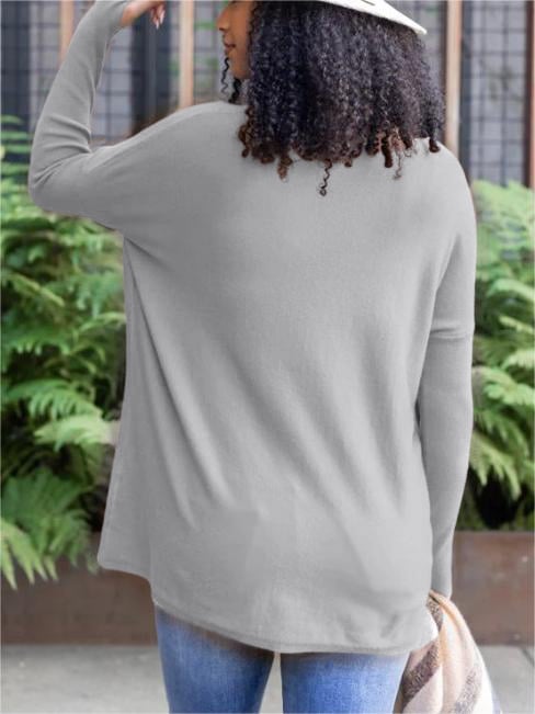 ✨This month's best-selling products💥LONG SLEEVE THUMBHOLE SWEATER POCKET TUNIC