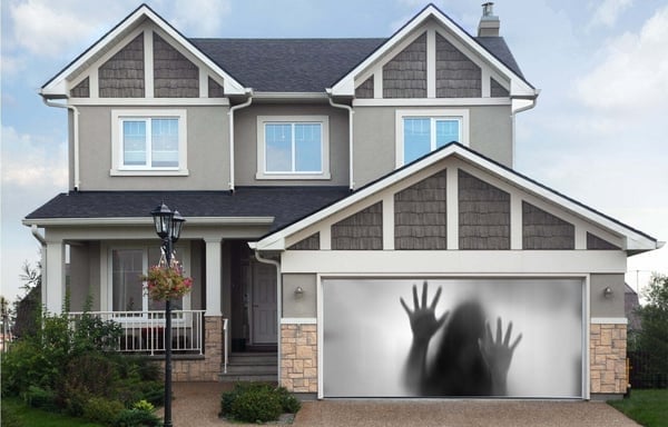 Hot Sale-Halloween 2024 Garage Door Decoration