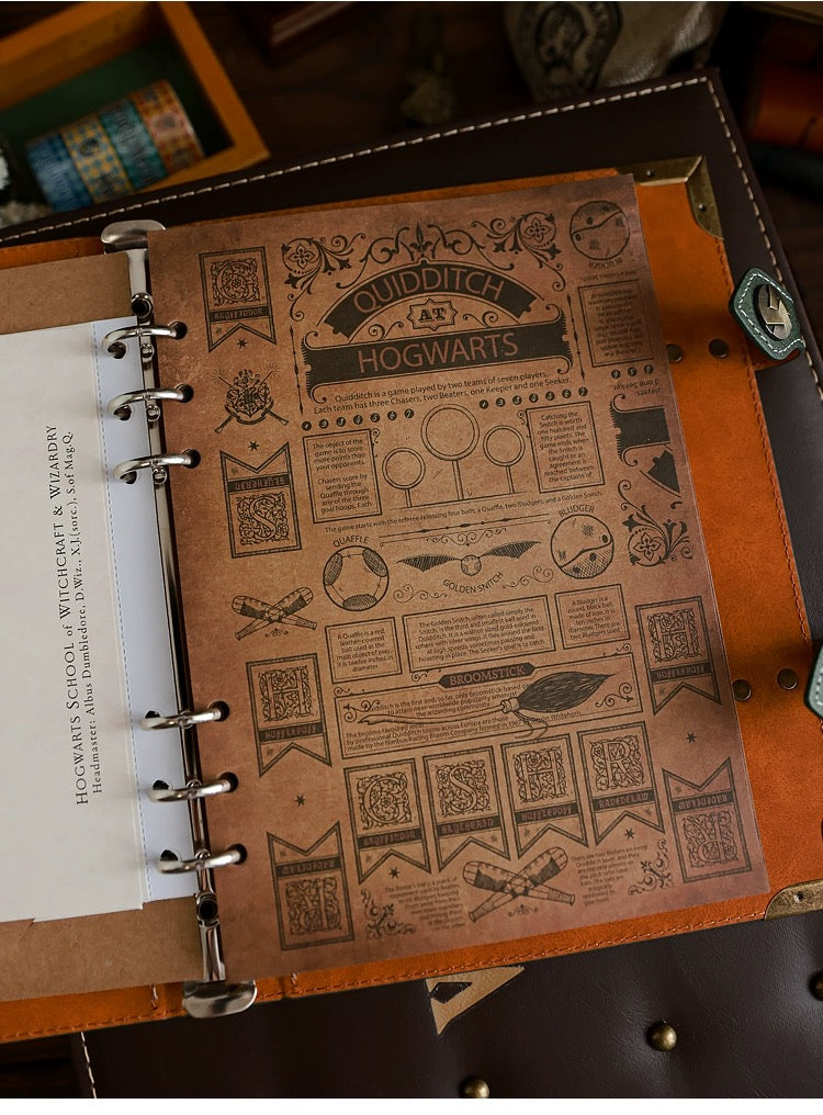 Wyhsports - Hogwarts Handbook Notebook Grimoire