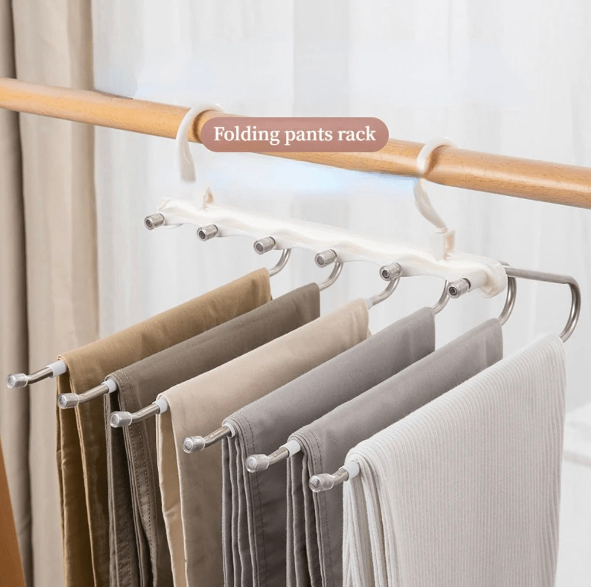 Wyhsports - 5-in-1 Multi-Functional Pants Rack