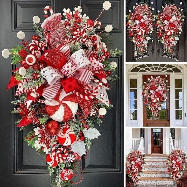 🎄🔥60% OFF - Early Christmas Sale 🍭Lollipop Christmas Wreath🍭