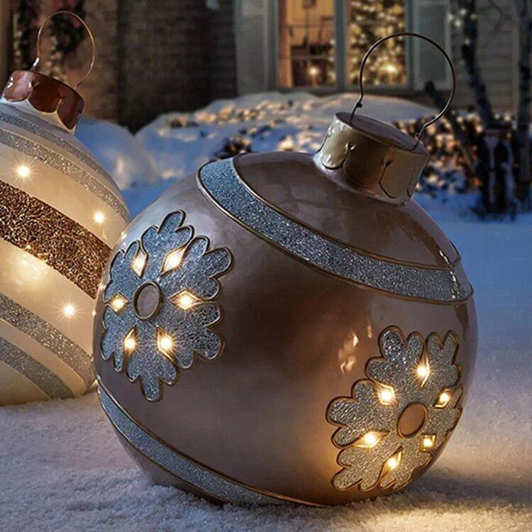 Outdoor Christmas PVC inflatable Decorated Ball🎉