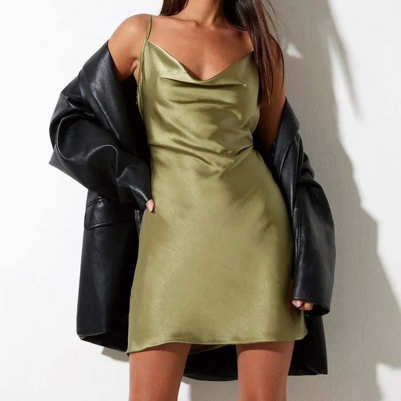 🔥Summer Hot Sale Now-49% OFF🔥💃SLIP DRESS IN SATIN