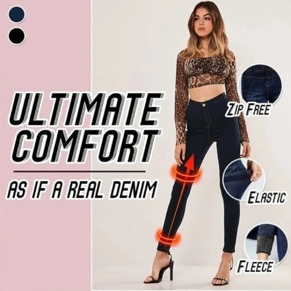 🔥LAST DAY 80% OFF🔥 Denim Leggings – Thermal Fleece Denim Jeggings