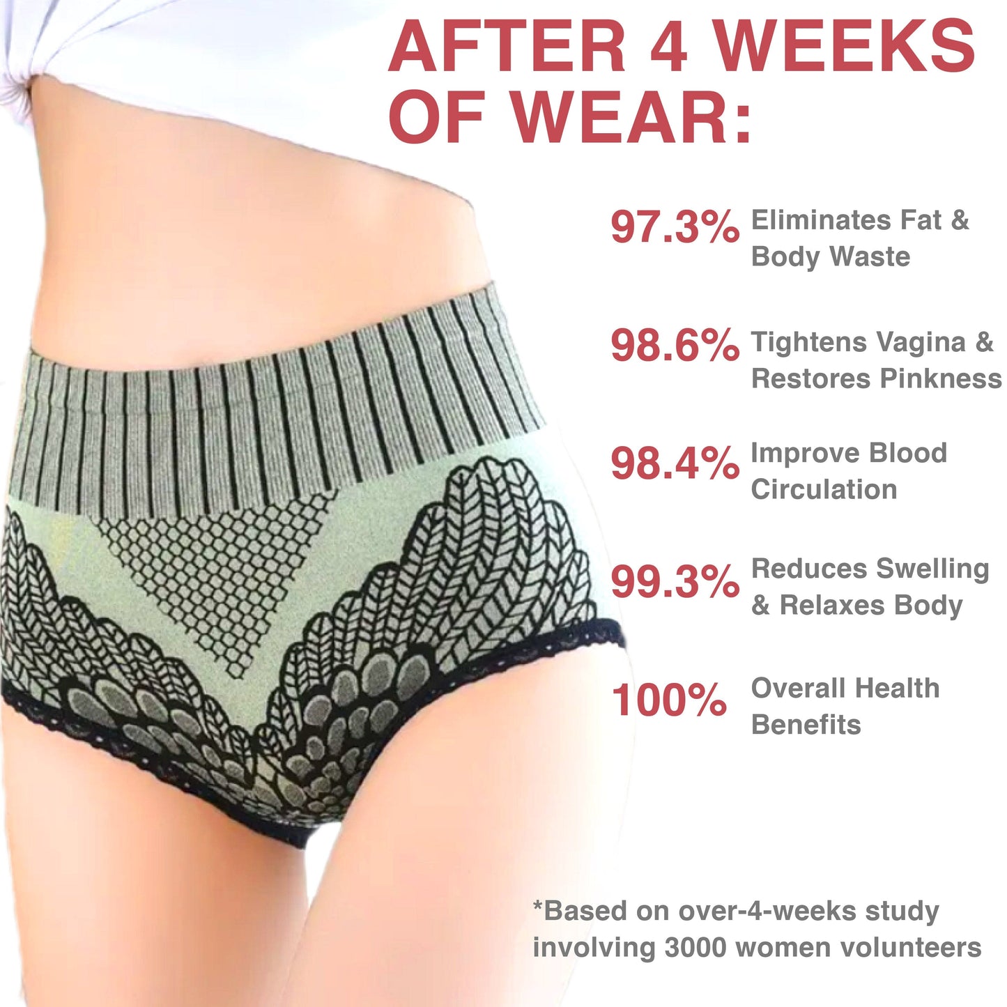 💥 buy 1 get 2 free 💥(3PCS)Graphene Fiber Restoration High Waist Briefs