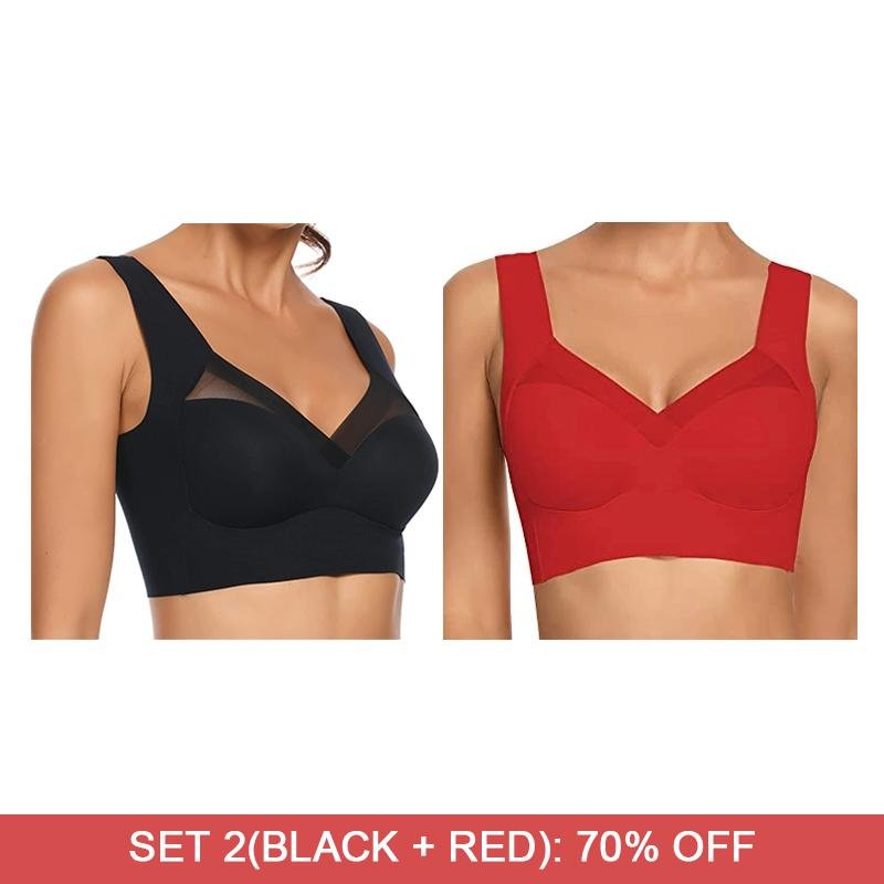 Sexy push-up wireless bra