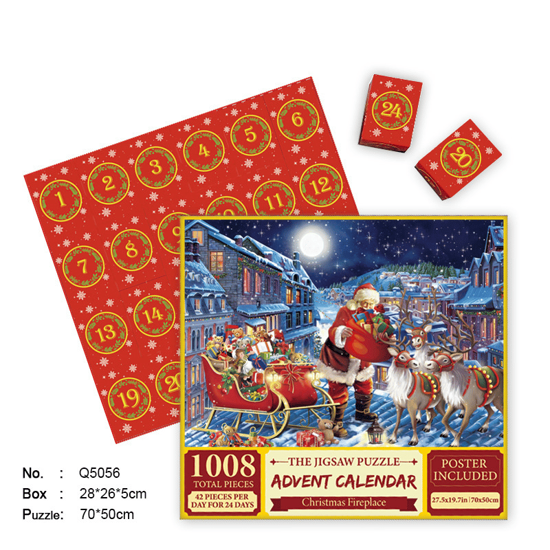 🎄 Early Christmas Pre-Sale - 56% Off🧩Christmas Advent Calendar Puzzle