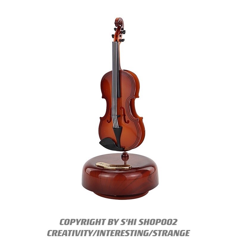 Classical musical instrument octave to violin music box