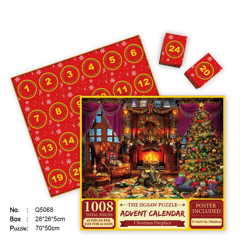 🎄 Early Christmas Pre-Sale - 56% Off🧩Christmas Advent Calendar Puzzle