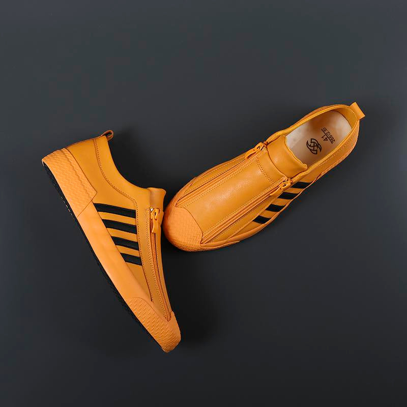 Leather Loafers Fashion British Comfortable Slip-On Shoes