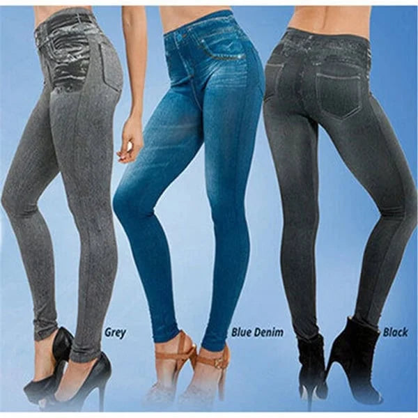 🔥LAST DAY 80% OFF🔥 Denim Leggings – Thermal Fleece Denim Jeggings