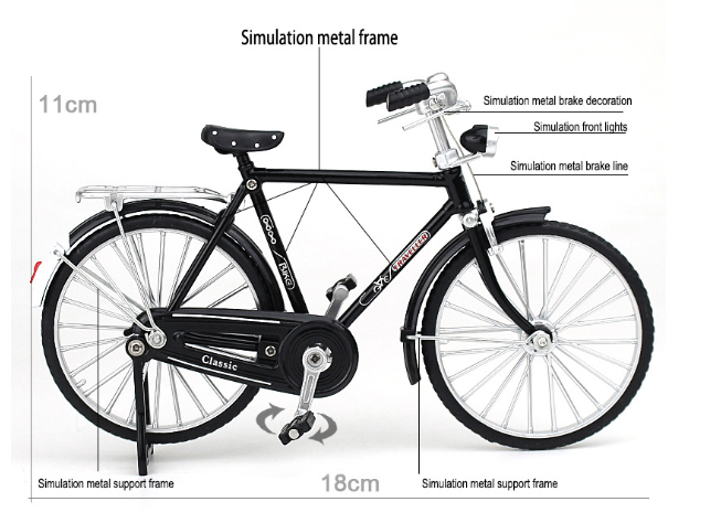 🔥 Deluxe Bicycle Model Scale DIY