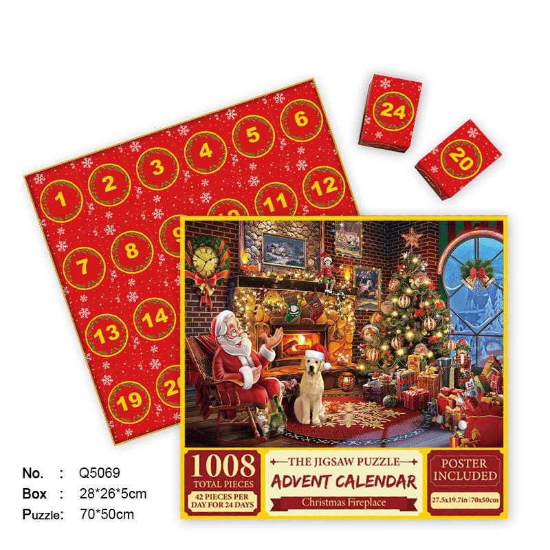 🎄 Early Christmas Pre-Sale - 56% Off🧩Christmas Advent Calendar Puzzle