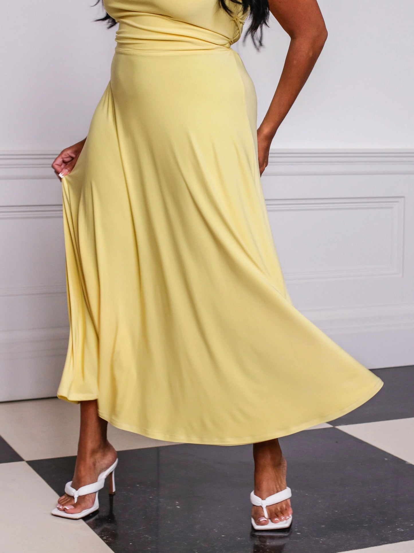 🔥Last Day 52% OFF🔥Lulah Drape Maxi Dress with Built-in Bra