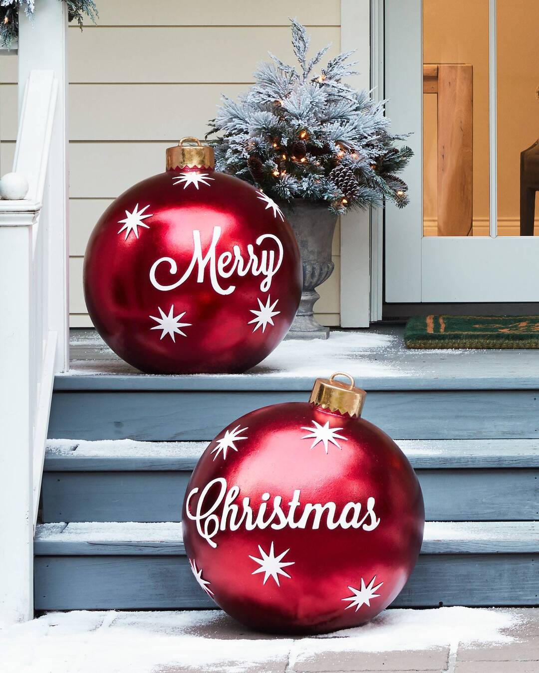 Outdoor Christmas PVC inflatable Decorated Ball🎉