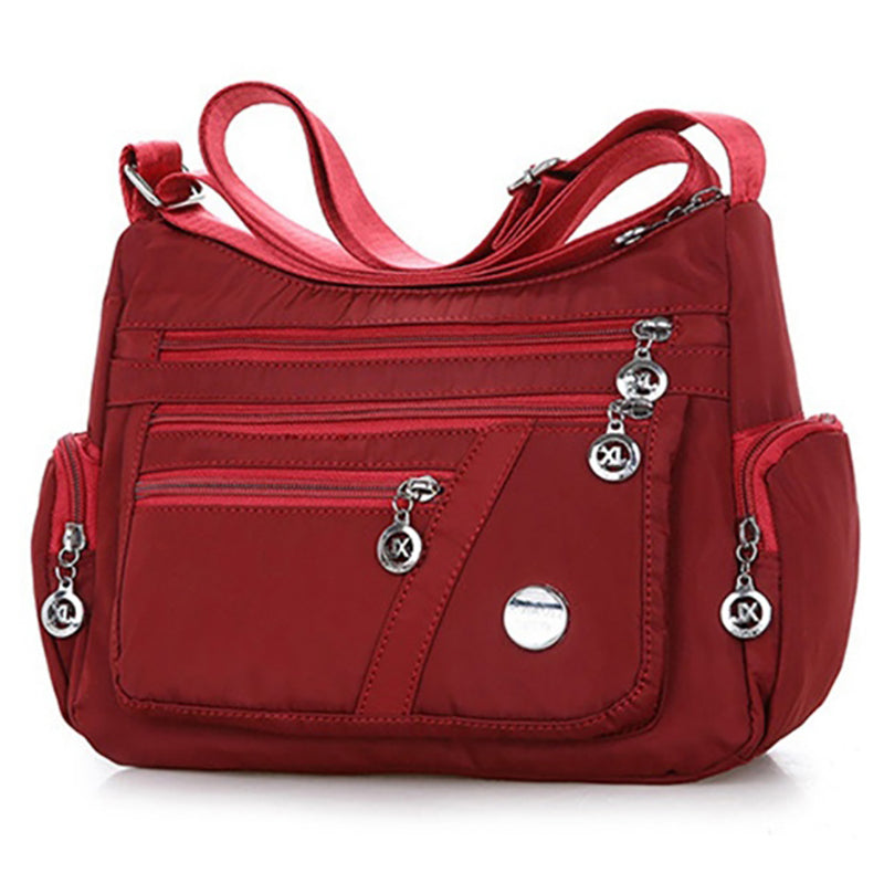 Women's shoulder crossbody bag Oxford waterproof zipper handbag