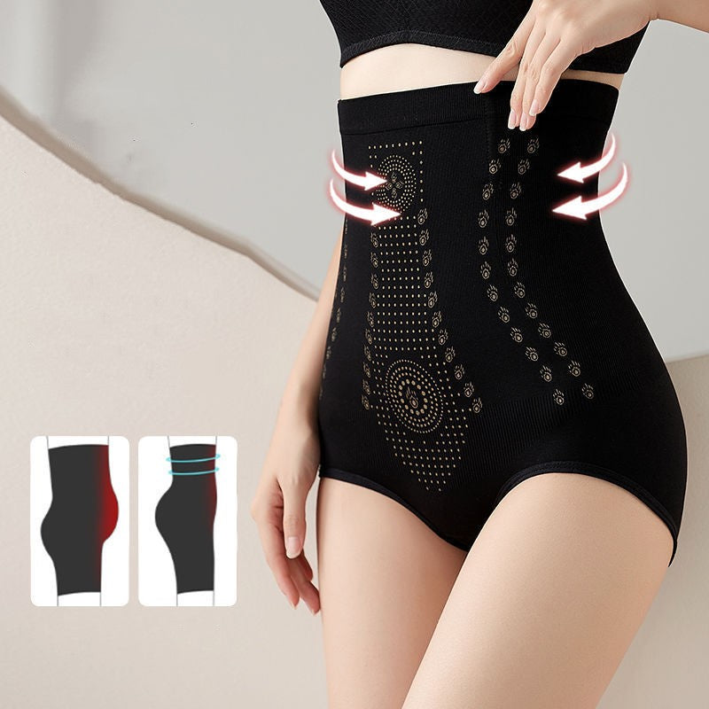 👑Negative ion high waist graphene unique fiber repair shapewear