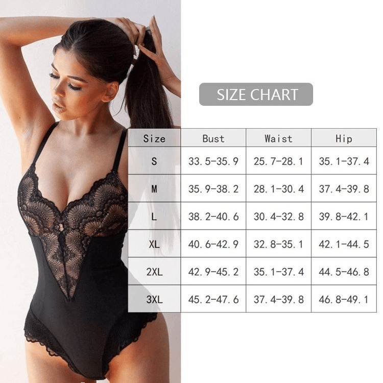 🔥Hot sale 51% off🔥Sexy Lace Tummy Control Bodysuit