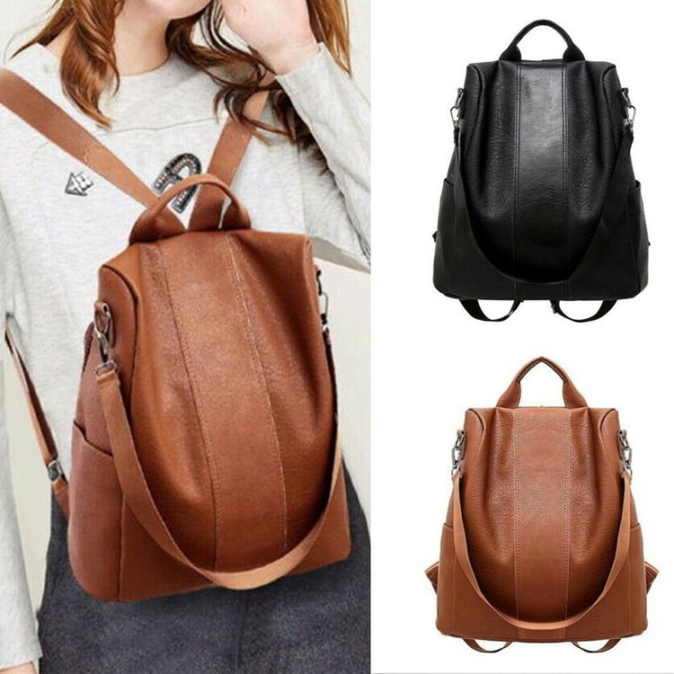 🔥Annual Hot Sale -50% OFF - Limited Leather Ladies Anti-theft Backpack