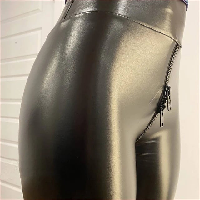 🔥49% OFF🔥 Matte Leather Trousers