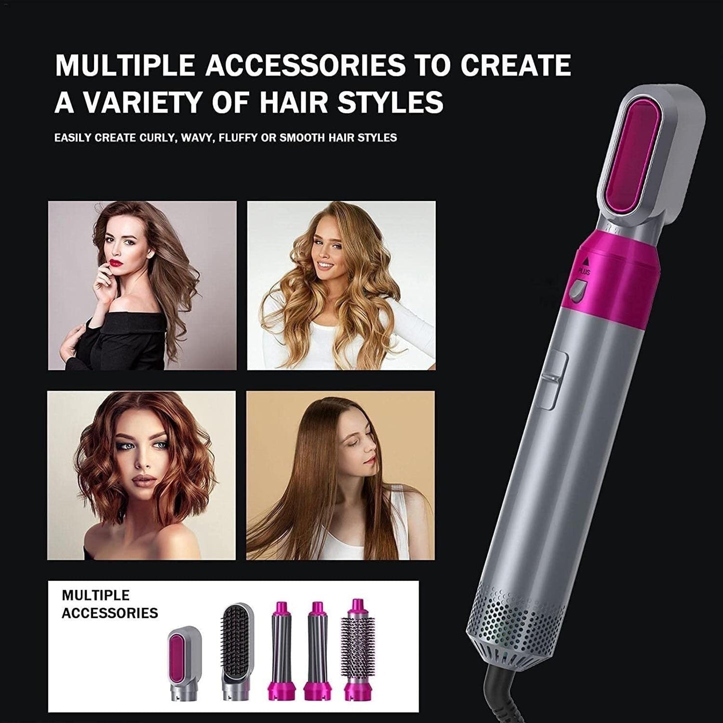 🔥LIMITED TIME OFFER 73% OFF ❤️ - NEW 5-in-1 Professional Styler