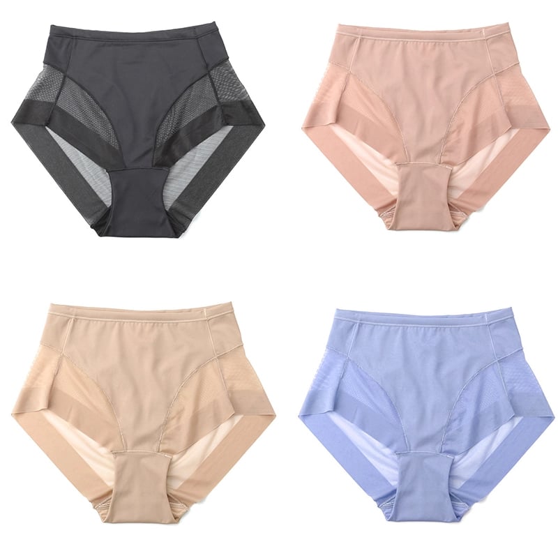 🎉Buy 1 get 3 free (4pcs)💥 High Waist Ice Silk Seamless Body Shaping Panties