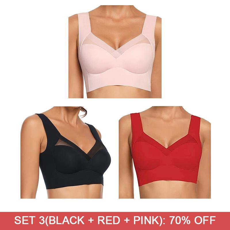 Sexy push-up wireless bra