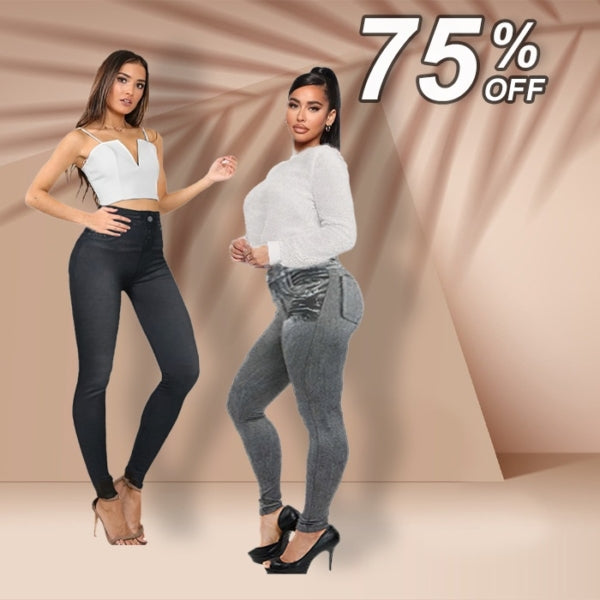 🔥LAST DAY 80% OFF🔥 Denim Leggings – Thermal Fleece Denim Jeggings