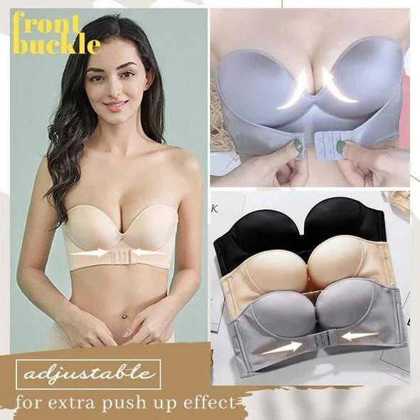 Strapless push-up bras