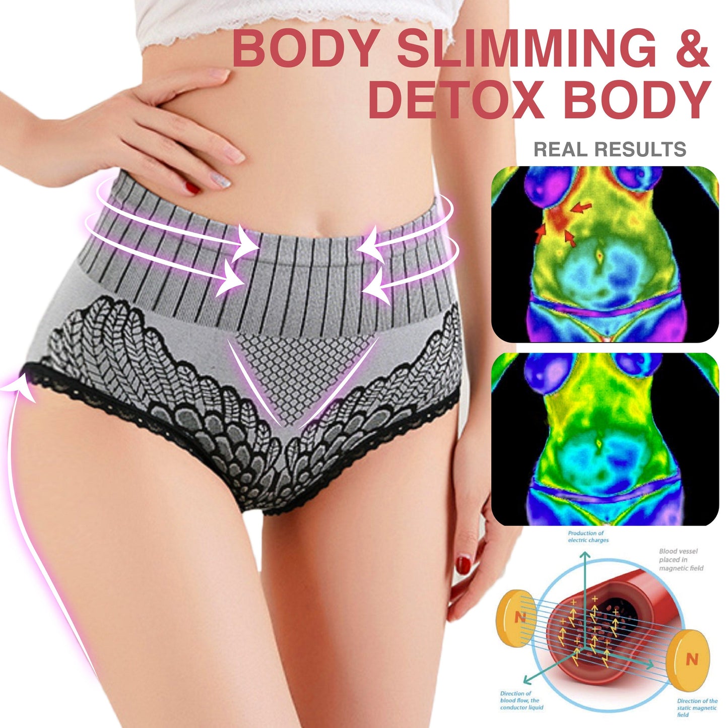 💥 buy 1 get 2 free 💥(3PCS)Graphene Fiber Restoration High Waist Briefs