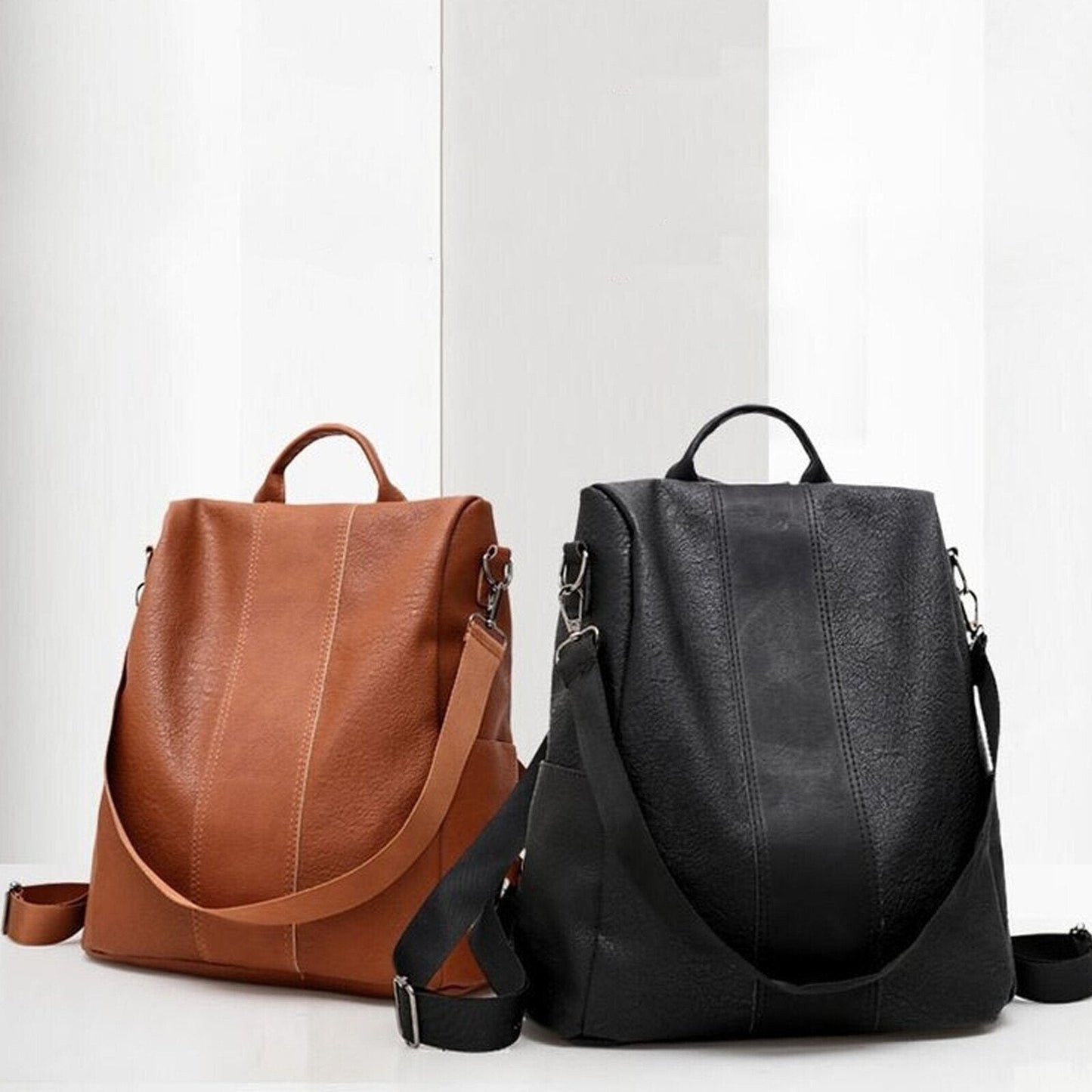 🔥Annual Hot Sale -50% OFF - Limited Leather Ladies Anti-theft Backpack