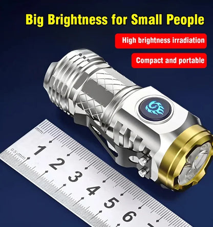 🌟German Three-eyed Monster Mini Flash Super Power Flashlight🌟