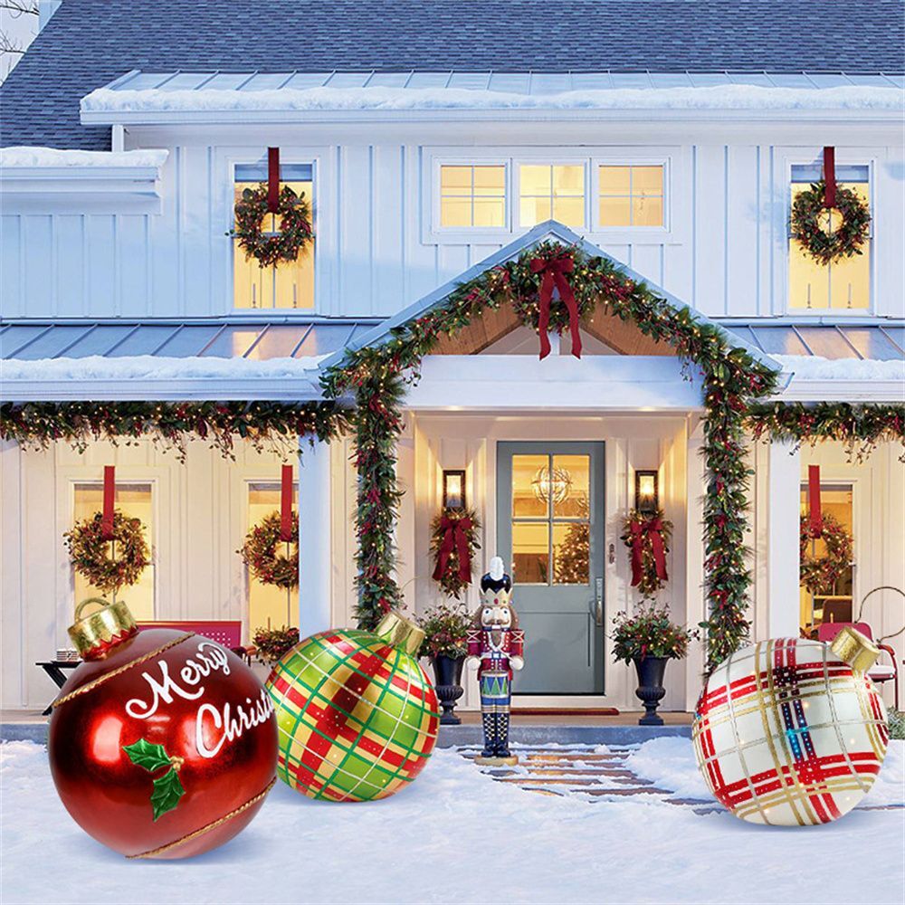 Outdoor Christmas PVC inflatable Decorated Ball🎉