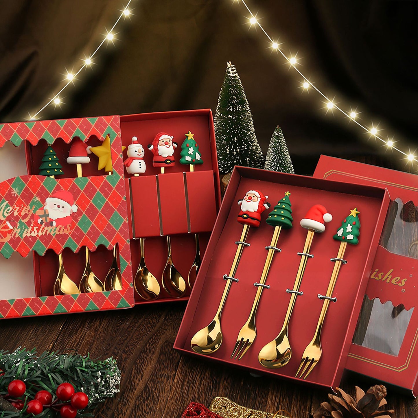 🎄Christmas Promotion 🔥 Christmas Cutlery Set🍴🥄