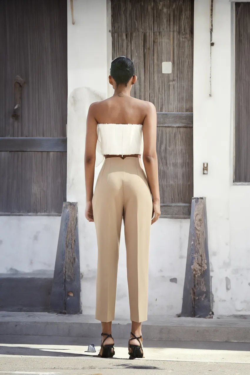 🔥Last Day 51% OFF🔥Tailored Pleat High Waist Pants