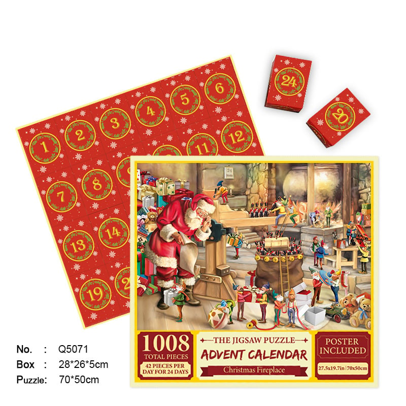 🎄 Early Christmas Pre-Sale - 56% Off🧩Christmas Advent Calendar Puzzle