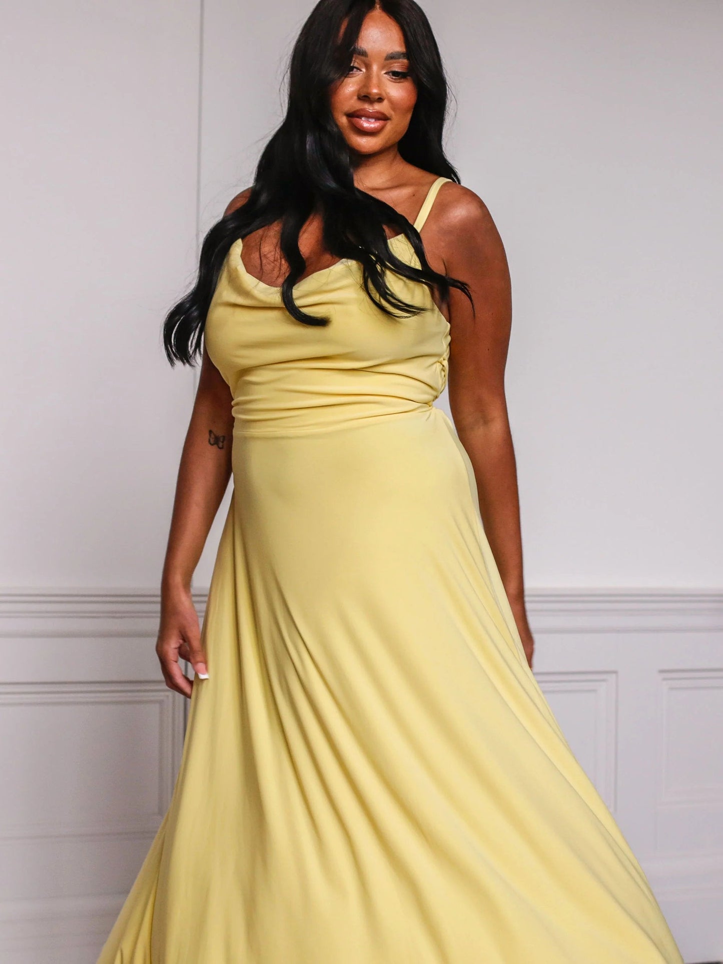 🔥Last Day 52% OFF🔥Lulah Drape Maxi Dress with Built-in Bra