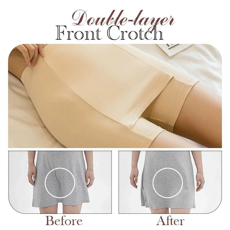 💥 Buy 1 get 2 💥 (3PCS) - double front crotch ice silk safety shorts