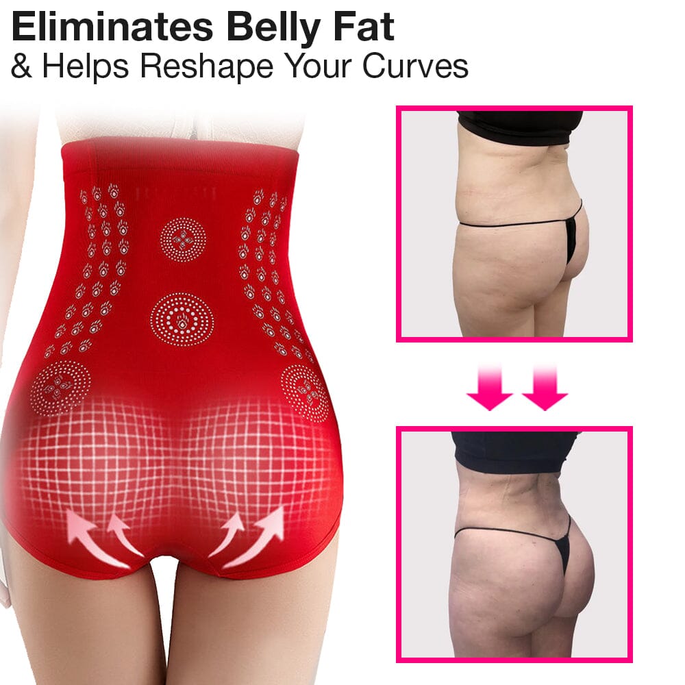 👑Negative ion high waist graphene unique fiber repair shapewear