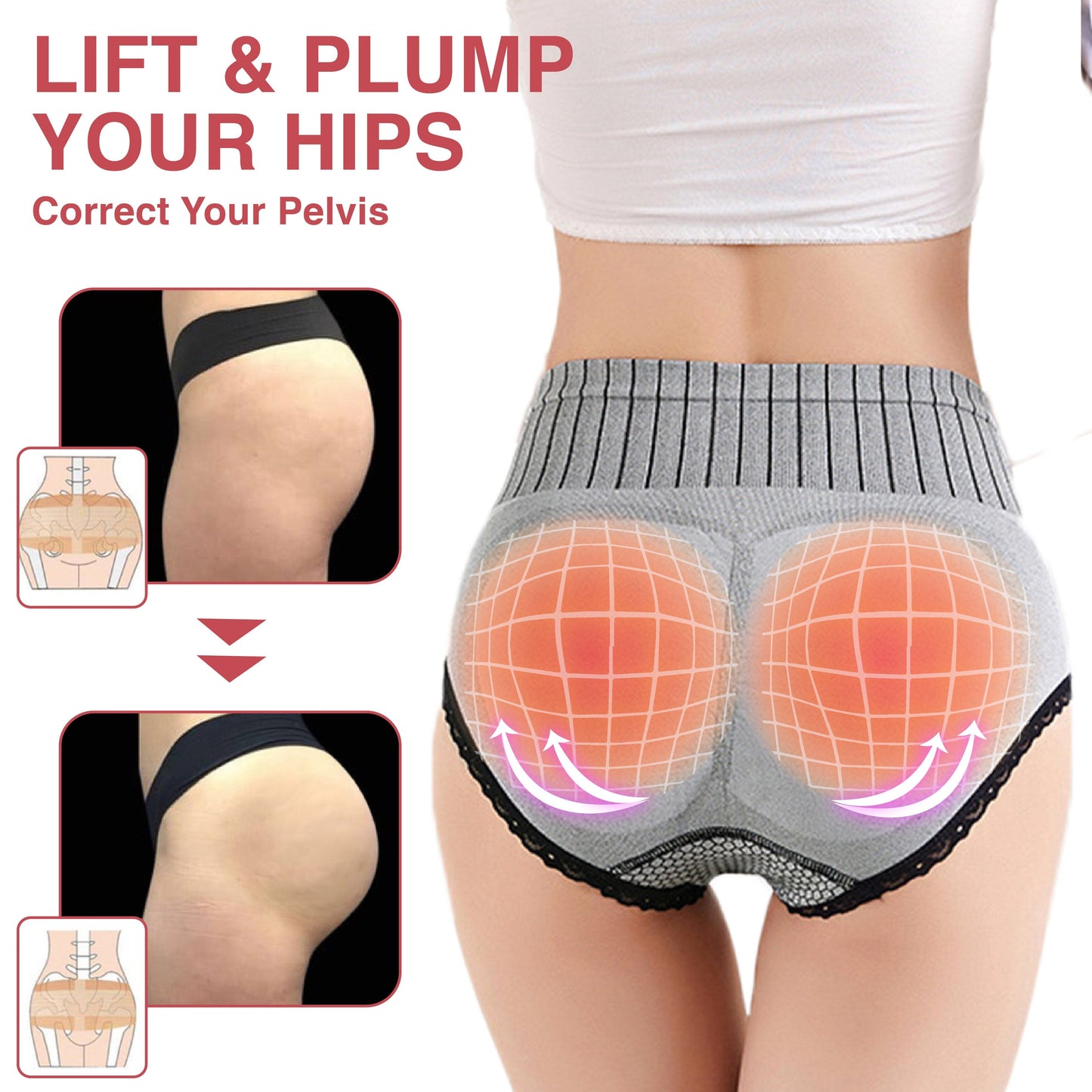 💥 buy 1 get 2 free 💥(3PCS)Graphene Fiber Restoration High Waist Briefs