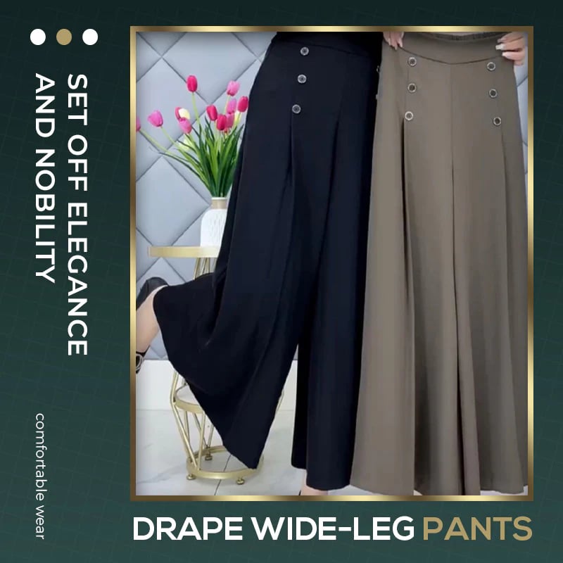 🔥LAST DAY 49% OFF - Stylish Pleated Wide-leg Pants