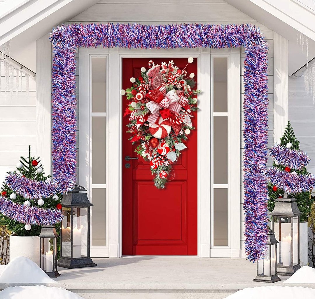 🎄🔥60% OFF - Early Christmas Sale 🍭Lollipop Christmas Wreath🍭