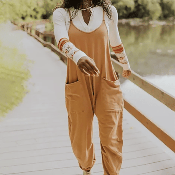 LAST DAY 70% OFF🔥Wide Leg Jumpsuit with Pockets (Buy 3 Free Shipping)