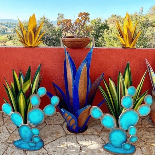 🌵 Waterproof Solar Garden LED Agave