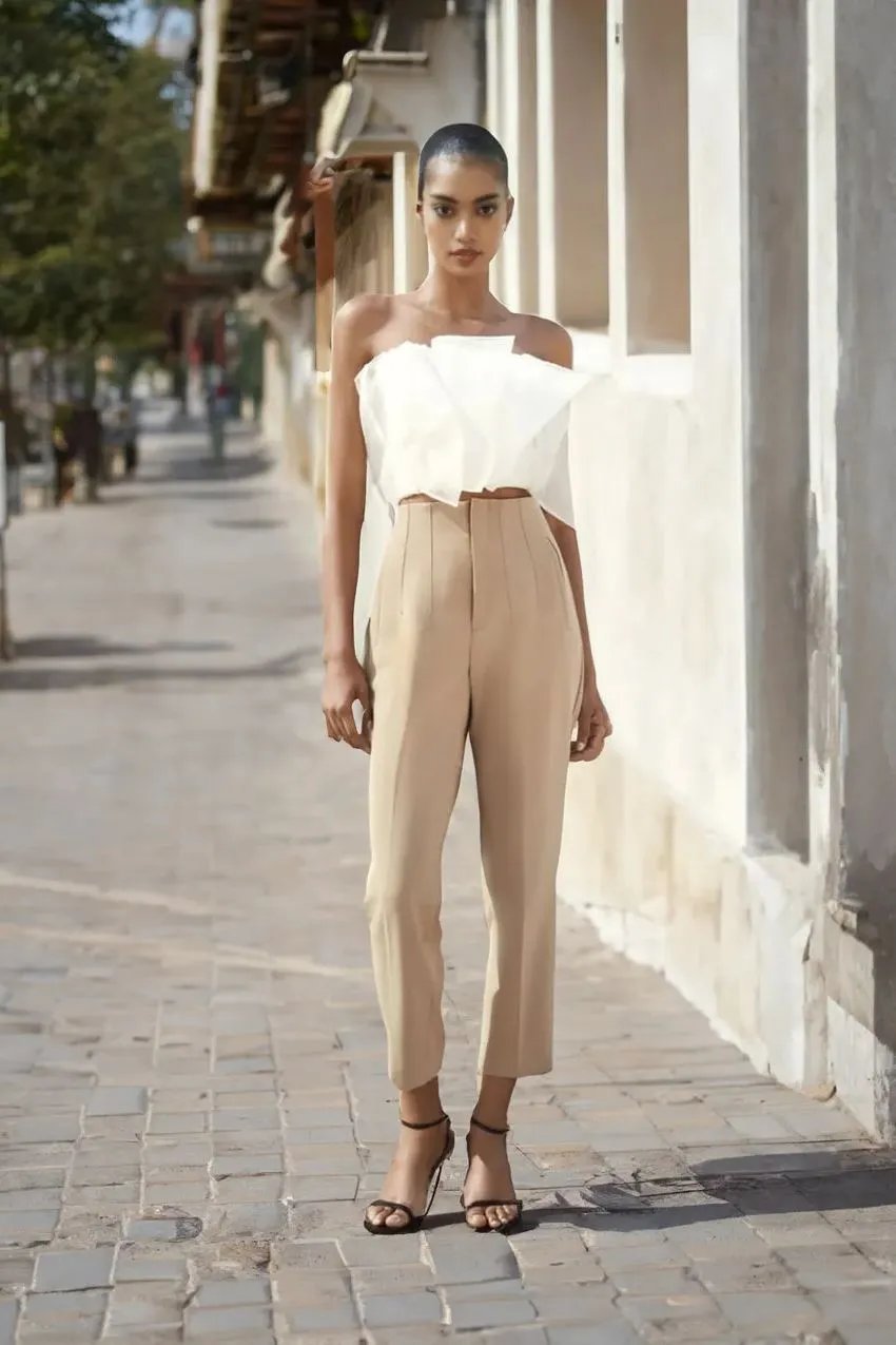 🔥Last Day 51% OFF🔥Tailored Pleat High Waist Pants