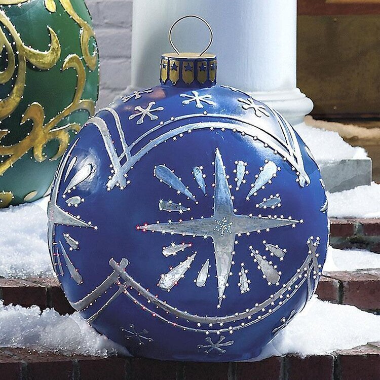 Outdoor Christmas PVC inflatable Decorated Ball🎉