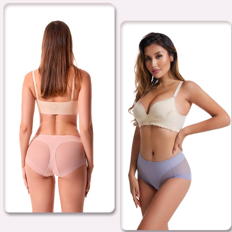 🎉Buy 1 get 3 free (4pcs)💥 High Waist Ice Silk Seamless Body Shaping Panties