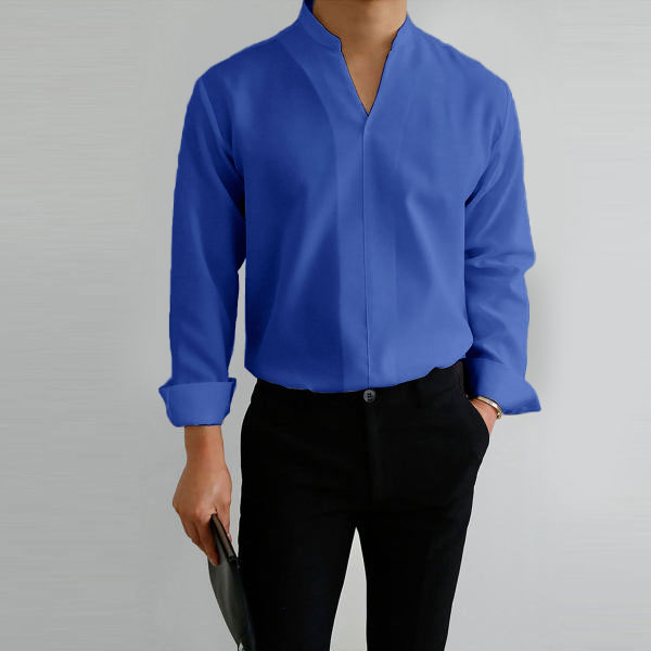 Gentlemans Simple Design Casual Shirt